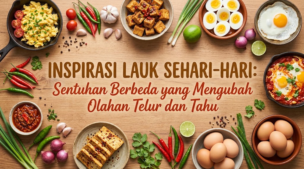 Inspirasi Lauk Sehari-Hari: Sentuhan Berbeda yang Mengubah Olahan Telur dan Tahu