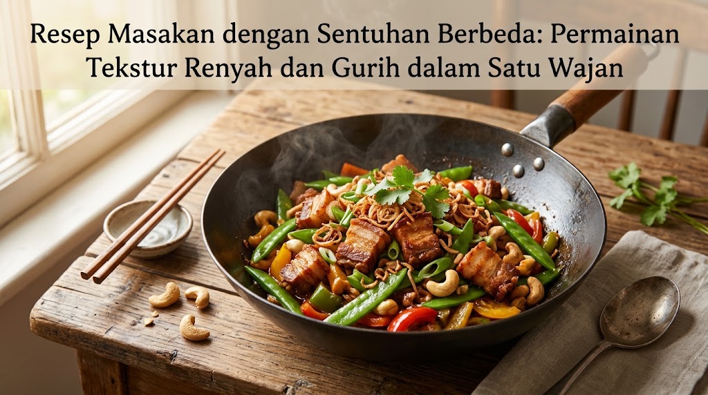 Resep Masakan dengan Sentuhan Berbeda: Permainan Tekstur Renyah dan Gurih dalam Satu Wajan
