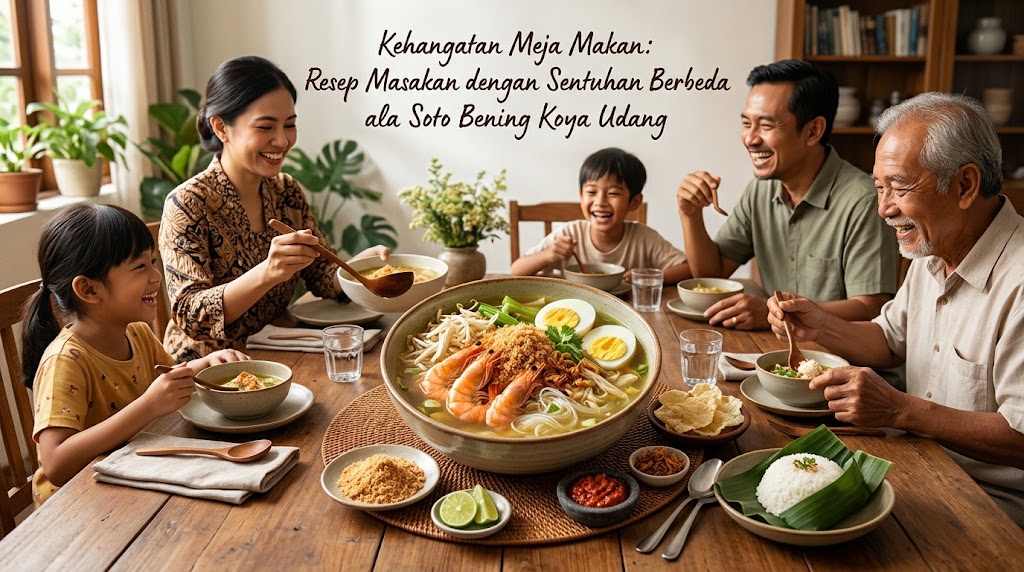 Kehangatan Meja Makan: Resep Masakan dengan Sentuhan Berbeda ala Soto Bening Koya Udang